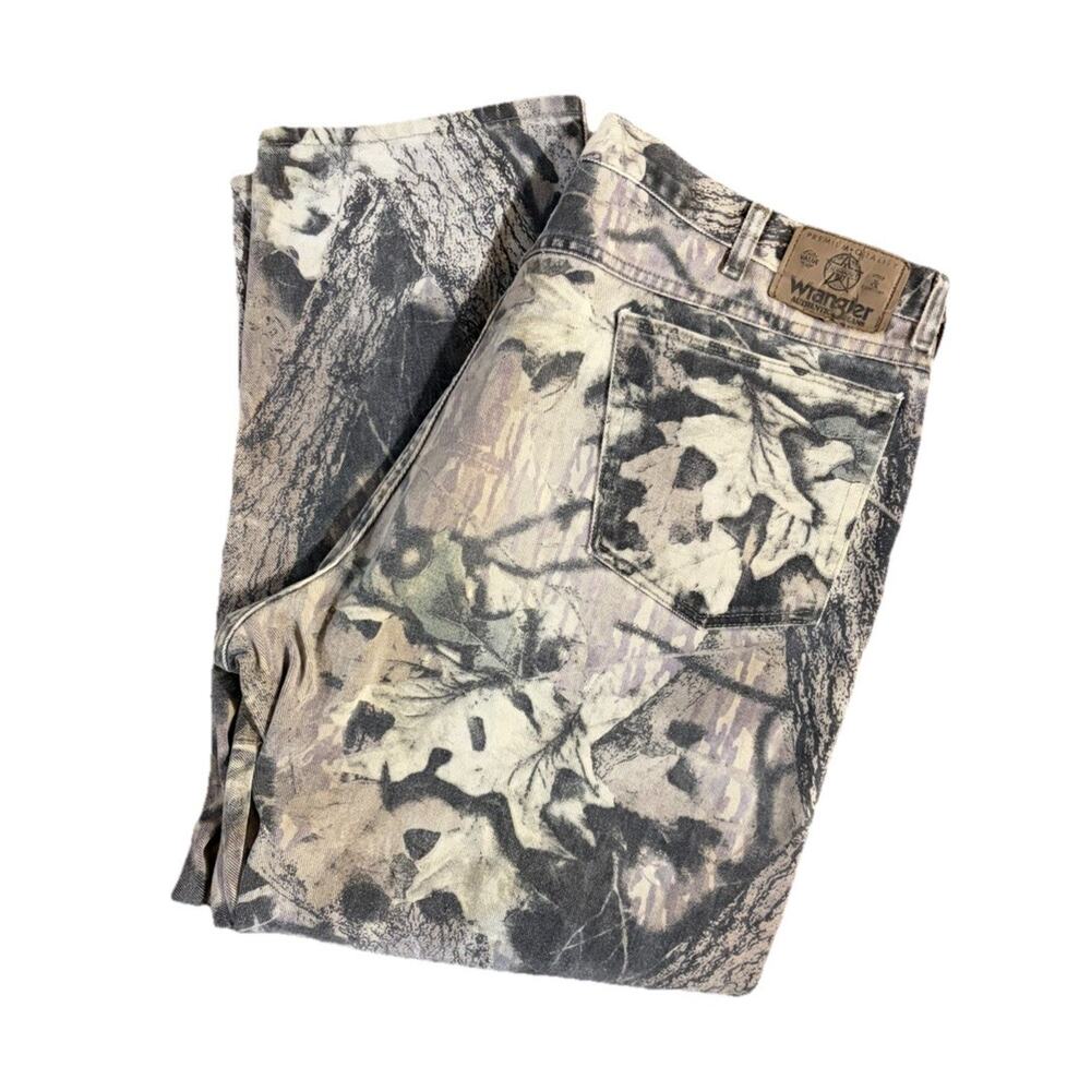 Vintage Wrangler Real Tree Double Knee Camo Pants Size 40/28